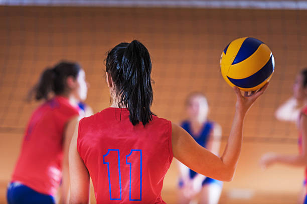istock Volleyball player with a ball. 538277493