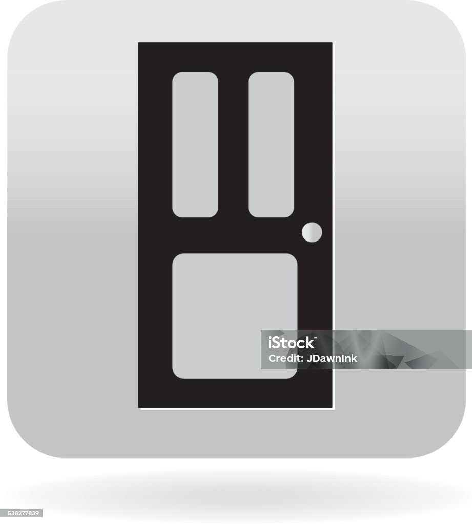 Royalty free simple door icon Door icon Front Door stock vector