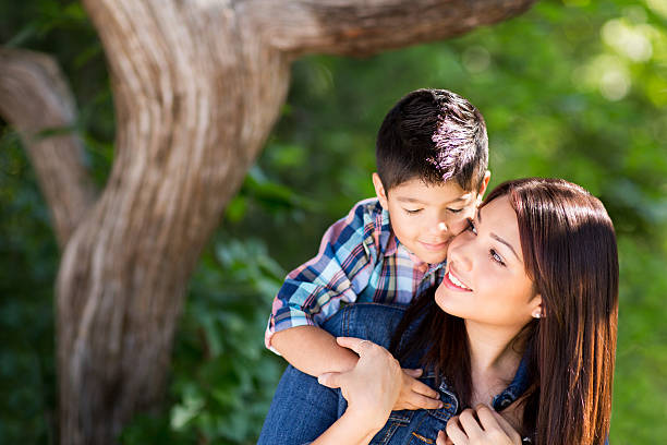 istock Woman with son in Park 538278469