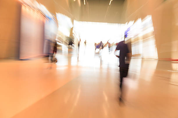 istock People rushing in the lobby 538278569