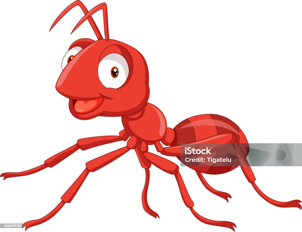 Kartun Semut Merah Ilustrasi Stok - Unduh Gambar Sekarang - Kepala