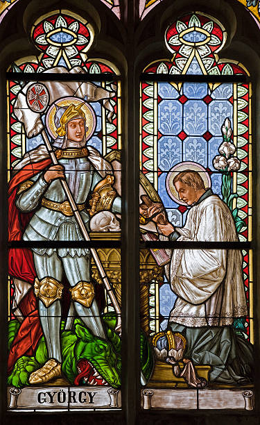 istock Banska Stiavnica - windowpane from st. Katharine church 538302003