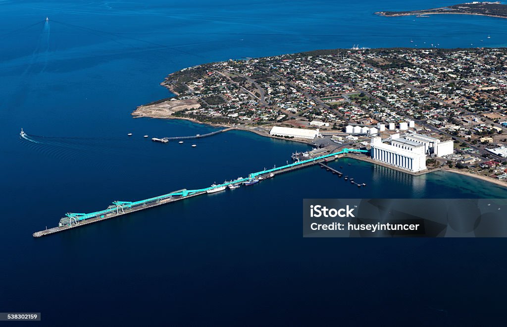 Aerial View Australia Port Australia Darwin - Australia Stock Photo