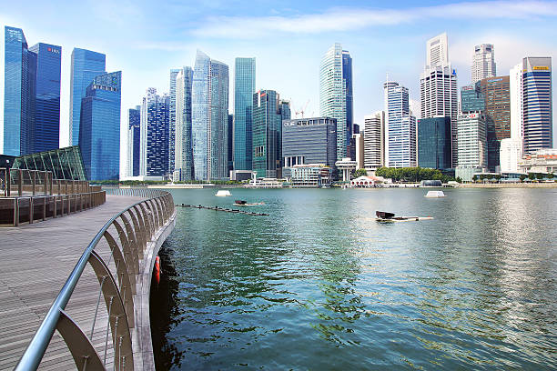 istock Downtown Singapore from Marina Bay 538303105