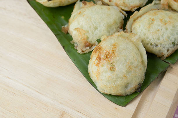 istock Coconut milk mix sugar and flour.Thai sweetmeat 538306819