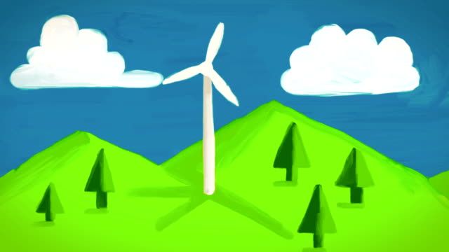 371 Cartoon Wind Turbine Stock Videos and Royalty-Free Footage - iStock