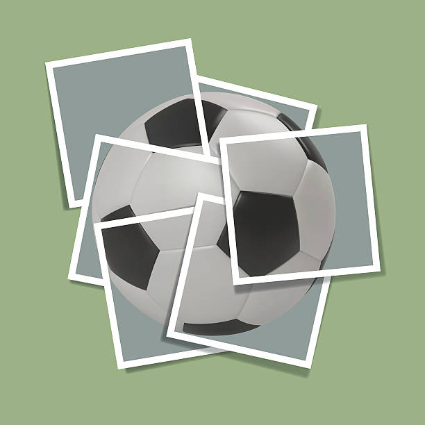 ilustraciones, imágenes clip art, dibujos animados e iconos de stock de bastidor, vector símbolo de fútbol - competición fotos