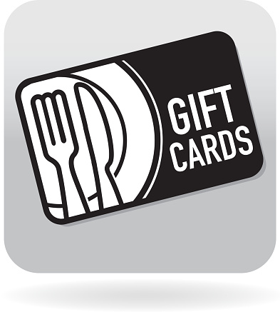 Restaurant Gift certificate icon