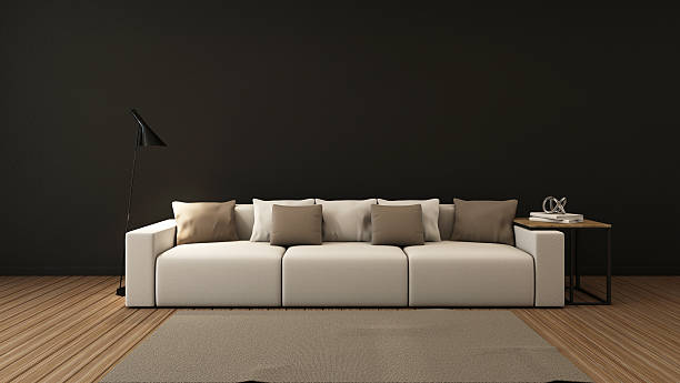 istock Simple of livingroom set modern - 3D render 538322744