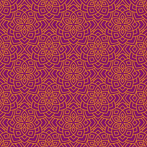 Vector illustration of Abstract floral pattern