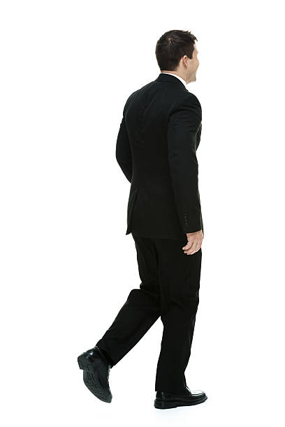 istock Rear view of businessman walking 538324547