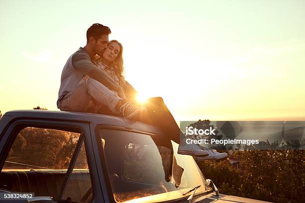 They Found The Perfect Spot For Some Loving Stock Photo - Download Image Now - 20-29 Years, Adult, Adults Only