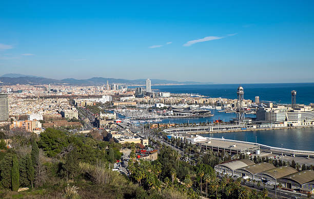 istock View of Barcelona from Montjuic 538325611