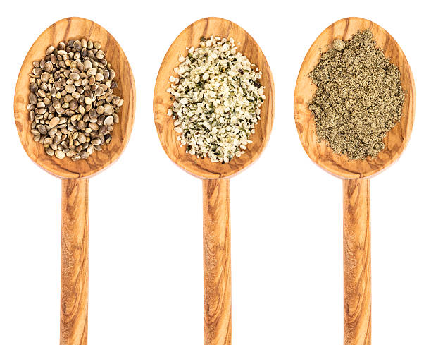 istock hemp seed, hearts and protein powder 538325713