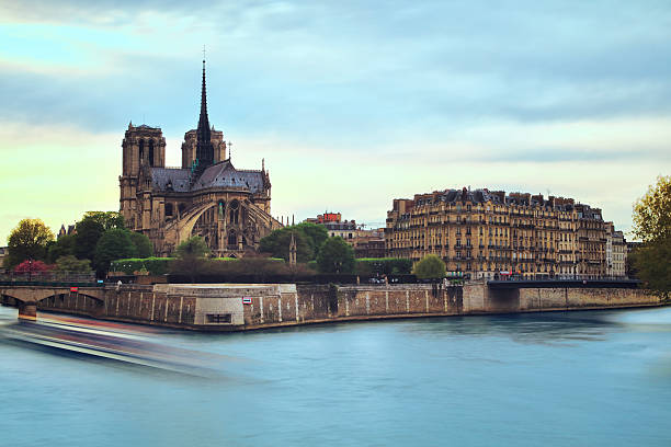 Notre Dame de Paris, day-long exposure , France. (50 mp)