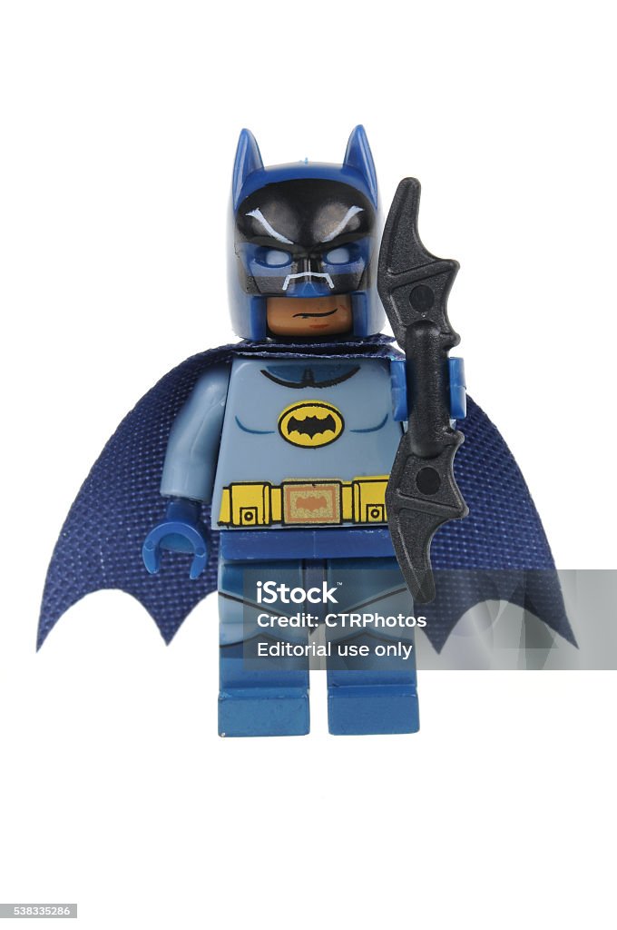 Adelaide, Australia - March 13, 2017:An Isolated Shot Of A Fairy Batman Lego  Minifigure From The Collectable Lego Minifigure Toys. Lego Is Very Popular  With Children And Collectors Worldwide. Stock Photo, Picture