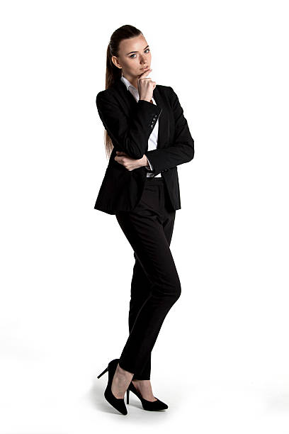 istock Businesswoman isolated on white 538335316