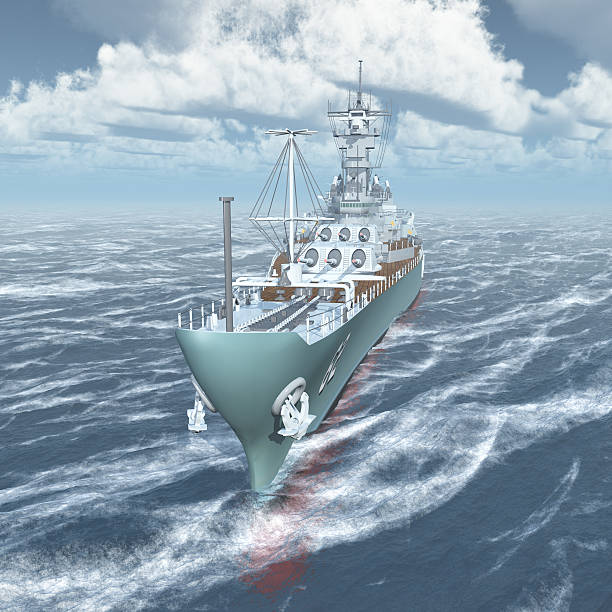 istock American battleship of World War II 538335470