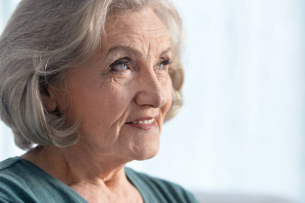 istock Senior woman portrait 538336326
