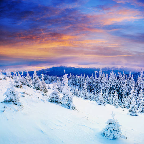 istock fabulous sunset in the mountains. 538336889