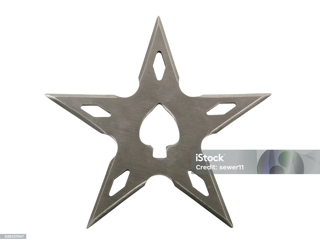 Throwing blade throwing blade star ninja Shuriken isolated on white background 2015 Stock Photo