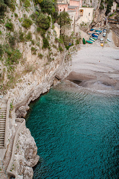 Furore on the Amalfi Coast, Italy Furore on the Amalfi Coast, Italy praiano photos stock pictures, royalty-free photos & images