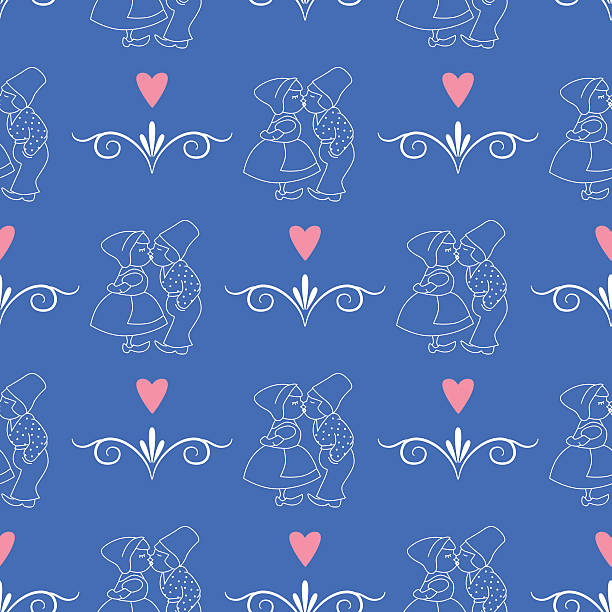 Dutch Girl Pattern Background 60+ Amsterdam Girls Illustrations, Royalty-Free Vector Graphics & Clip ...