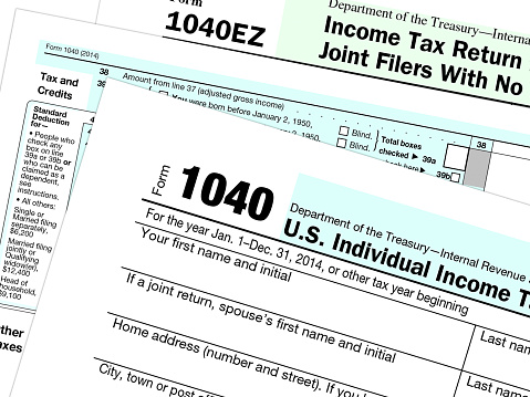 Tax form papers and applications