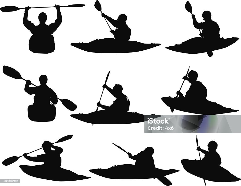 People water rafting People water raftinghttp://www.twodozendesign.info/i/1.png Kayak stock vector