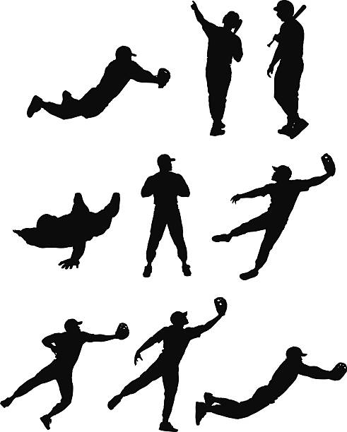 Baseball Player Back Vector 50+ Baseball Pitcher Back Stock Illustrations, Royalty-Free Vector ...