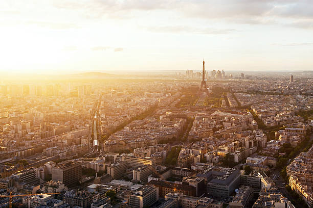 istock beautiful panoramic aerial view of Paris 538341502