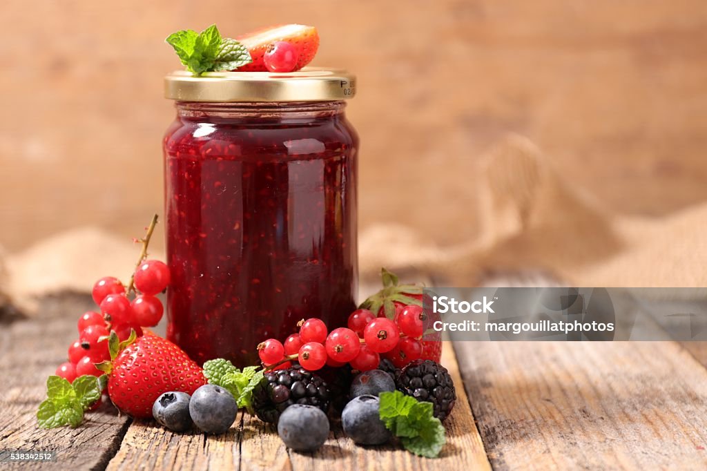 Confiture de fruits fruit - Photo de Confiture libre de droits