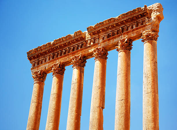 istock Jupiter's temple over blue sky, Baalbek, Lebanon 538342946