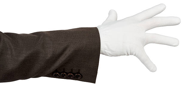 istock Business man hand in glove 538344066