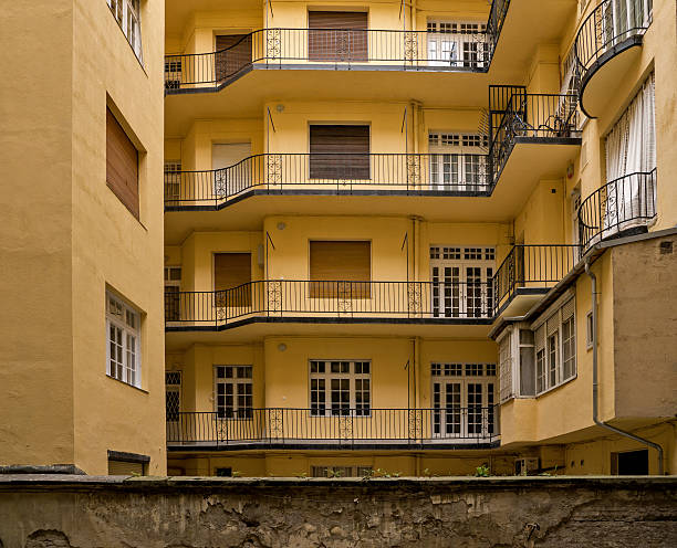 istock Old traditional architecture with modern elements in Budapest Hu 538349518