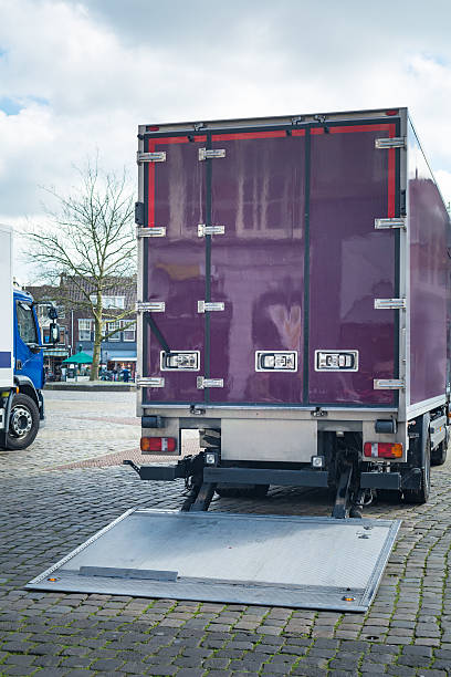 istock small refrigerated truck for food delivery with tailgate 538351436