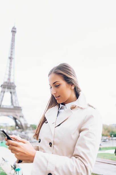istock Young woman typing on her smart phone 538351864