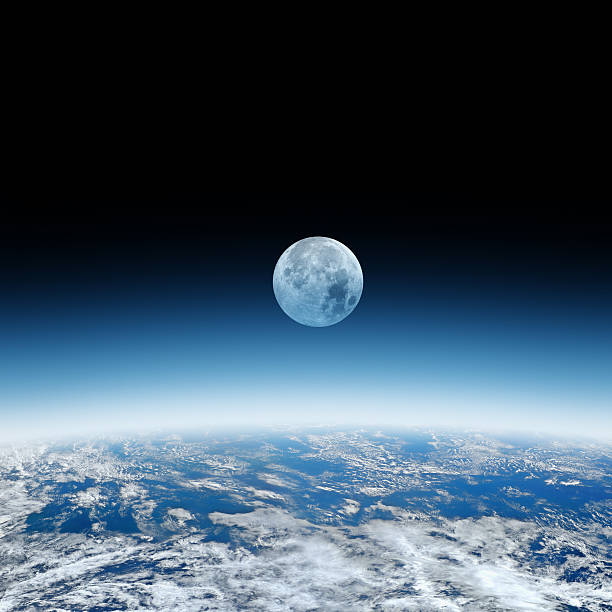 istock Moonrise over Earths Atmosphere 538354153