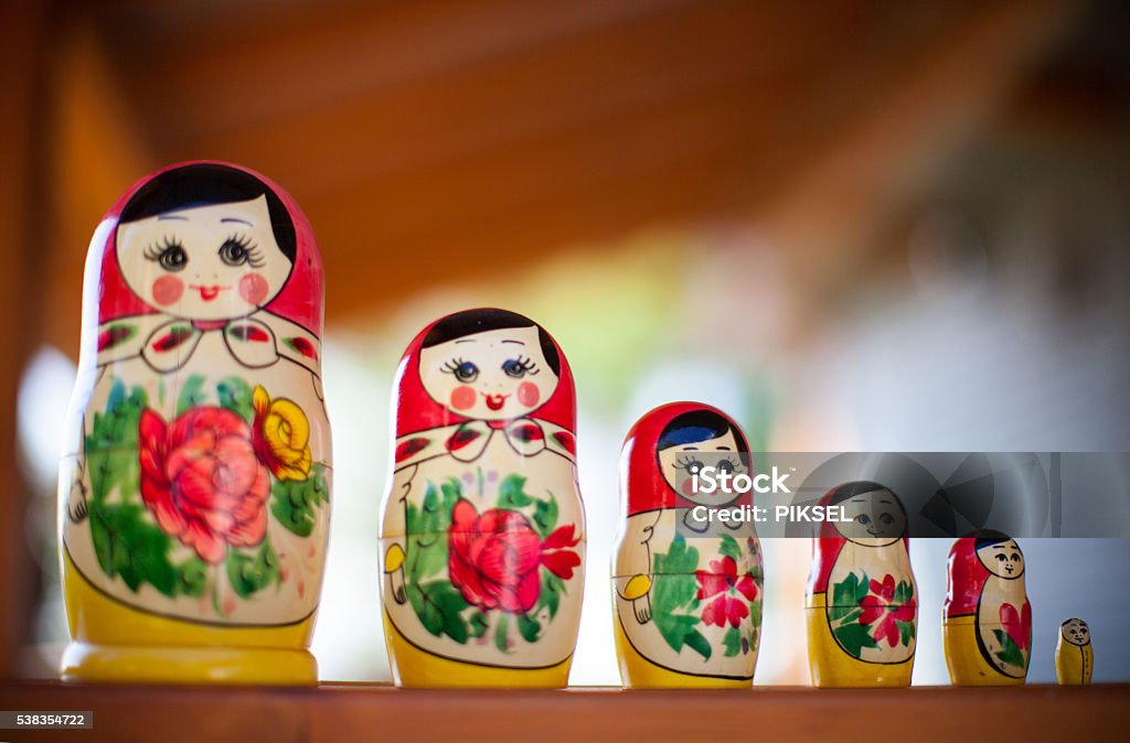 Russian Nesting Dolls Russian Nesting Doll Stock Photo