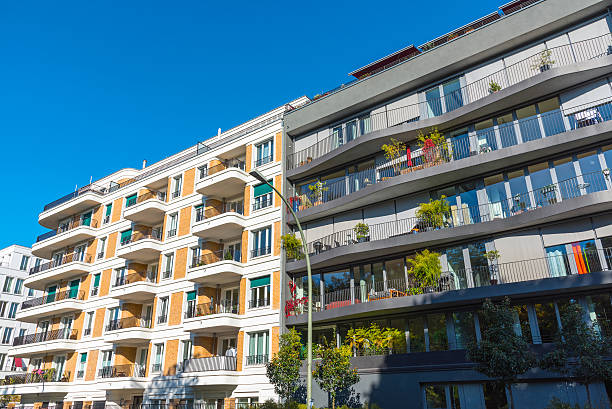 istock Modern apartment houses in Berlin 538356298