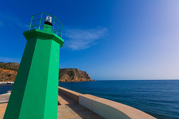 istock Javea Xabia green lighthouse beacon Alicante Spain 538356761