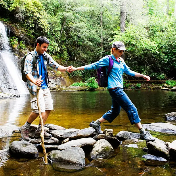 Photo of Couple Hiking