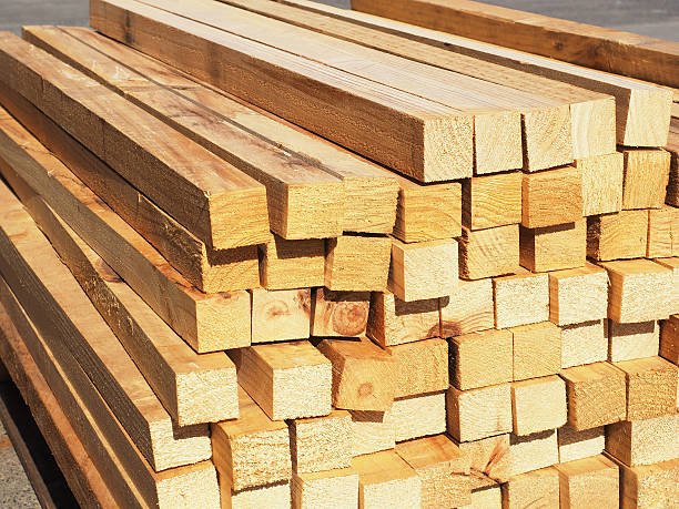 istock Pile of plantation grown dressed pine 538357387