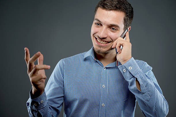 istock Businessman talking on smart phone 538357427