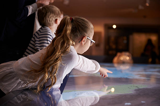 istock Pupils On School Field Trip To Museum Looking At Map 538358404