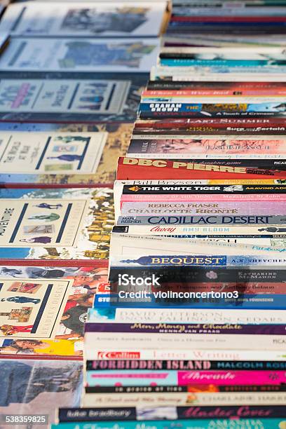 Second Hand Books Stock Photo - Download Image Now - 2015, Abstract, Book