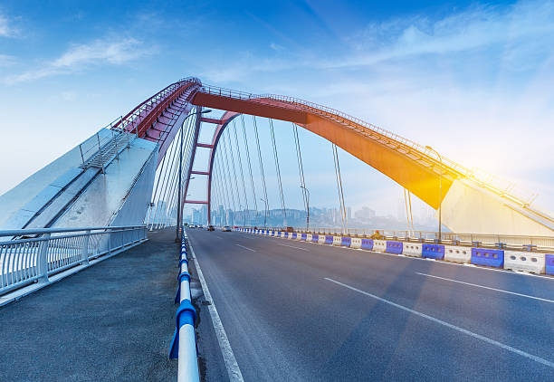 istock traffic in yangtse river bridge,chongqing 538363330