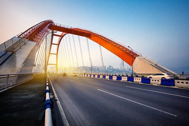 istock traffic in yangtse river bridge,chongqing 538363412