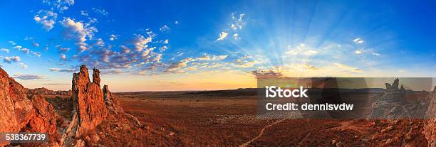 Sunset Panorama Isalo Stock Photo - Download Image Now - Isalo National Park, National Landmark, Public Park