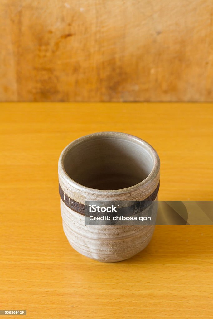 Japanese ceramics tea cup 2015 Stock Photo